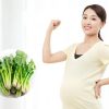 Cải bó xôi bà bầu ăn được không?