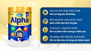 Sữa Dielac Alpha Gold IQ 2 800g (6-12 Tháng)