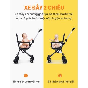 Xe đẩy gấp gọn cho bé