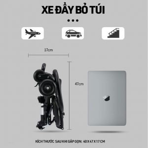 Xe đẩy gấp gọn cho bé