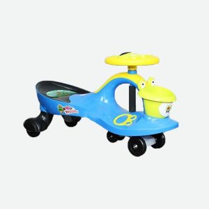 Xe lắc chòi chân hình con ếch cho bé