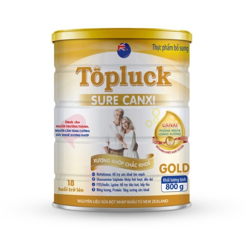 Sữa bột Topluck Sure Canxi