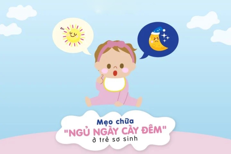 Mẹo chữa ngủ ngày cày đêm ở trẻ sơ sinh