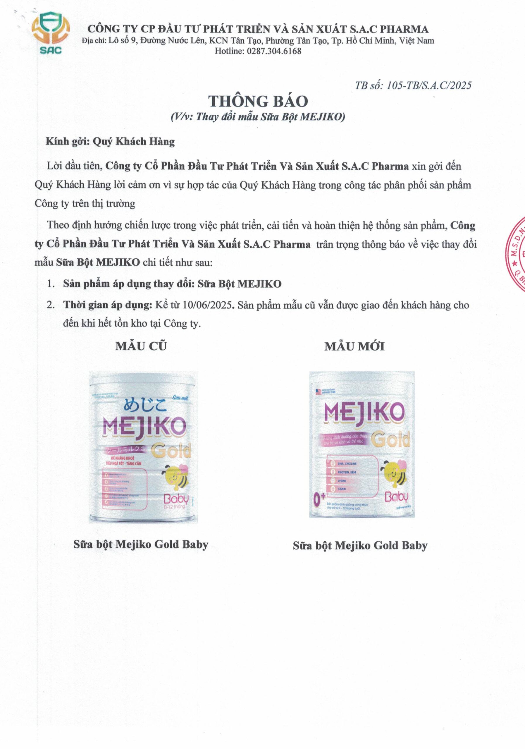 THÔNG BÁO THAY ĐỔI MẪU SỮA BỘT MEJIKO-hình ảnh-0