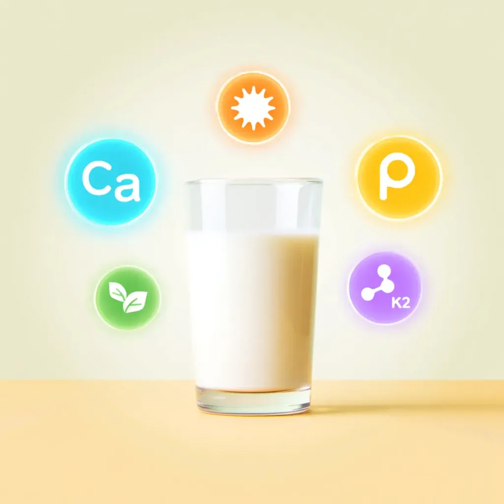 Những thành phần quan trọng trong sữa phát triển canxi cho bé