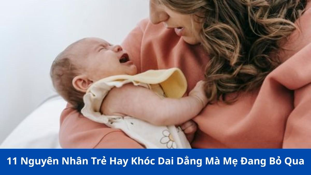 11 Nguyên Nhân Trẻ Hay Khóc Dai Dẳng Mà Mẹ Đang Bỏ Qua